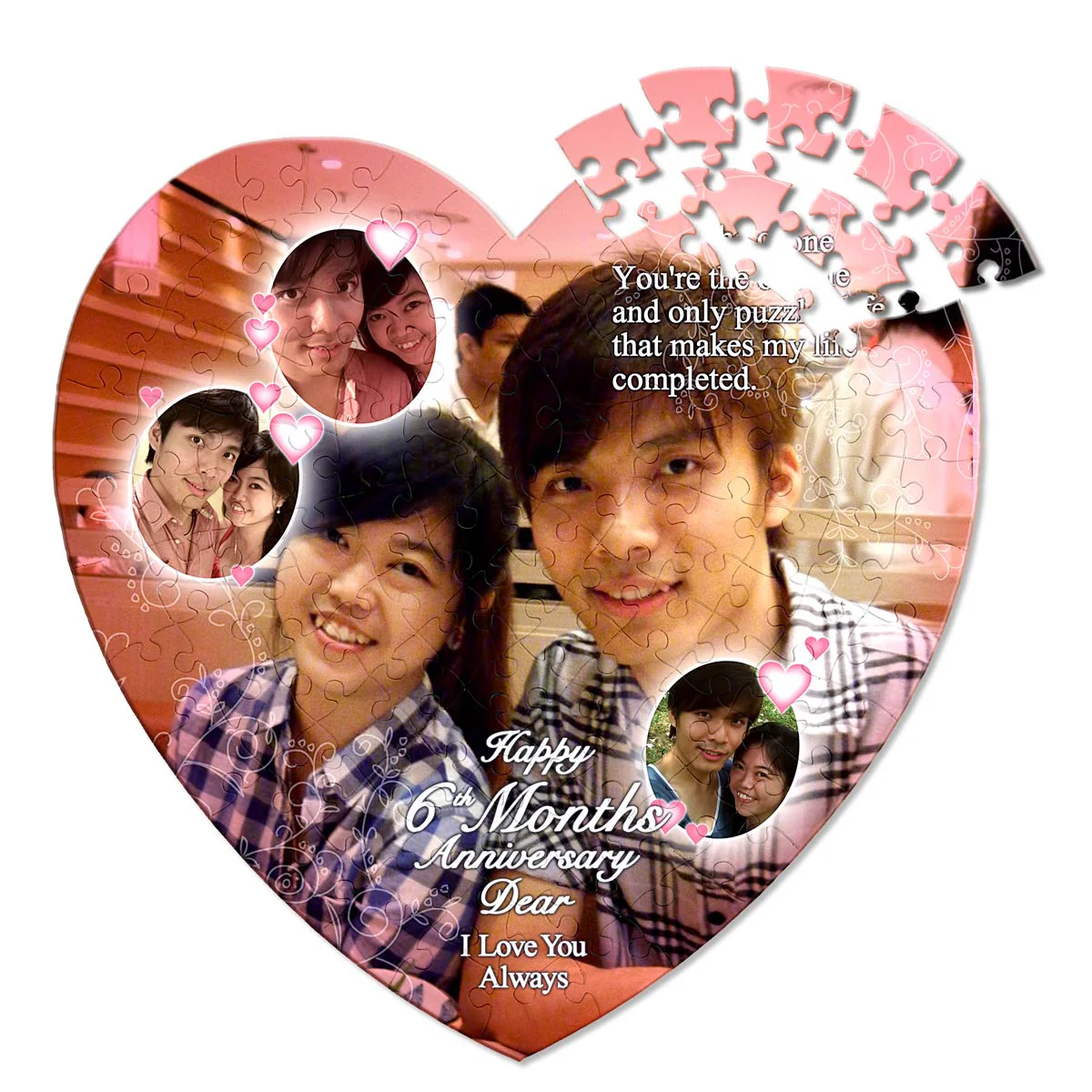 Heart Puzzle – A Puzzle in the Shape of a Heart 11x14in - Image 3